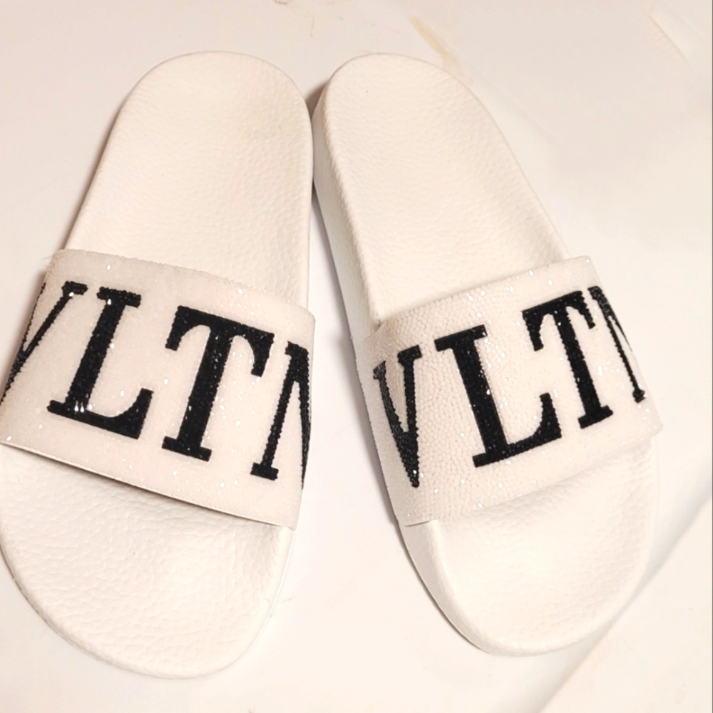 Valentino sparkle slides